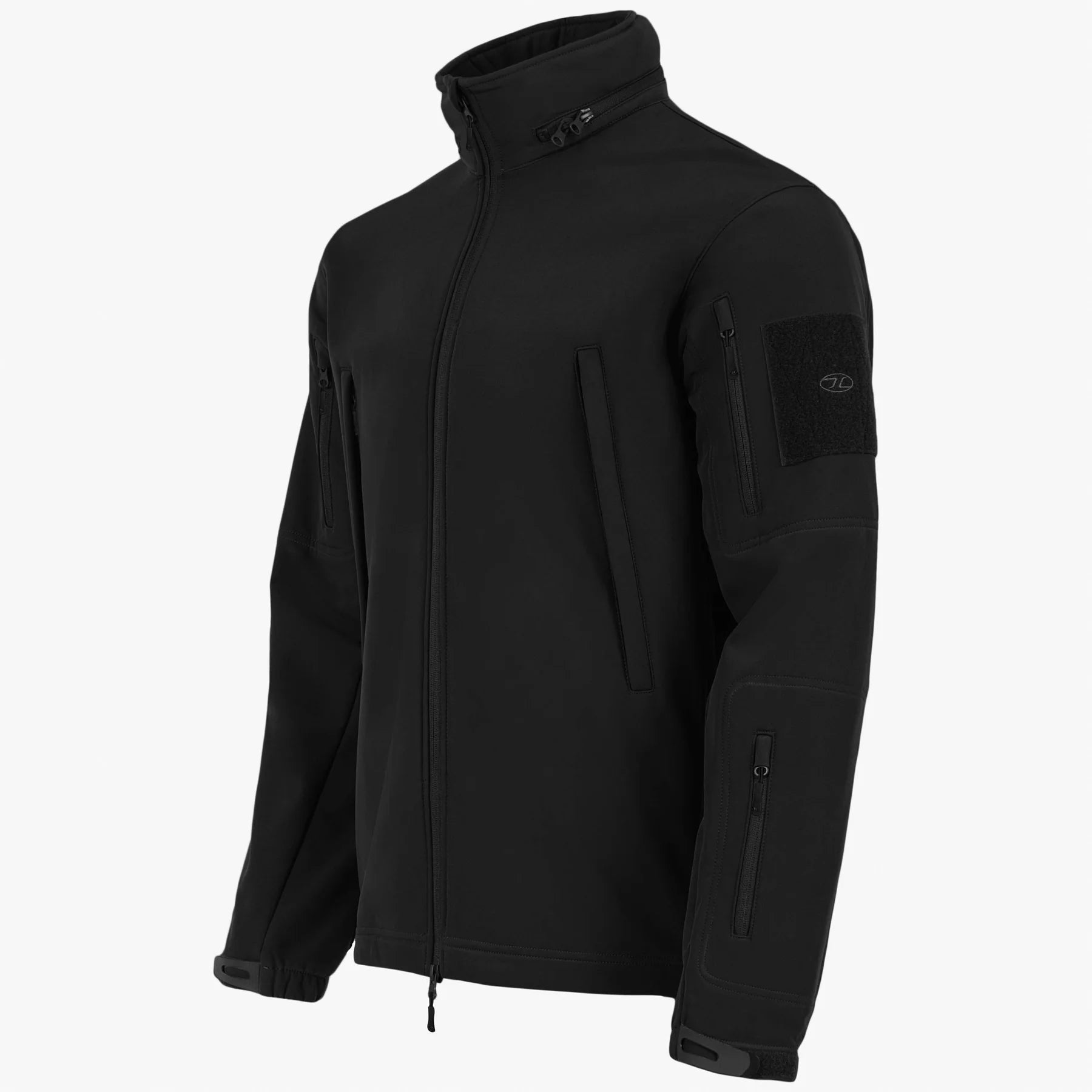 MAK Tactical giacca softshell nero AB-TEX con pile interno
