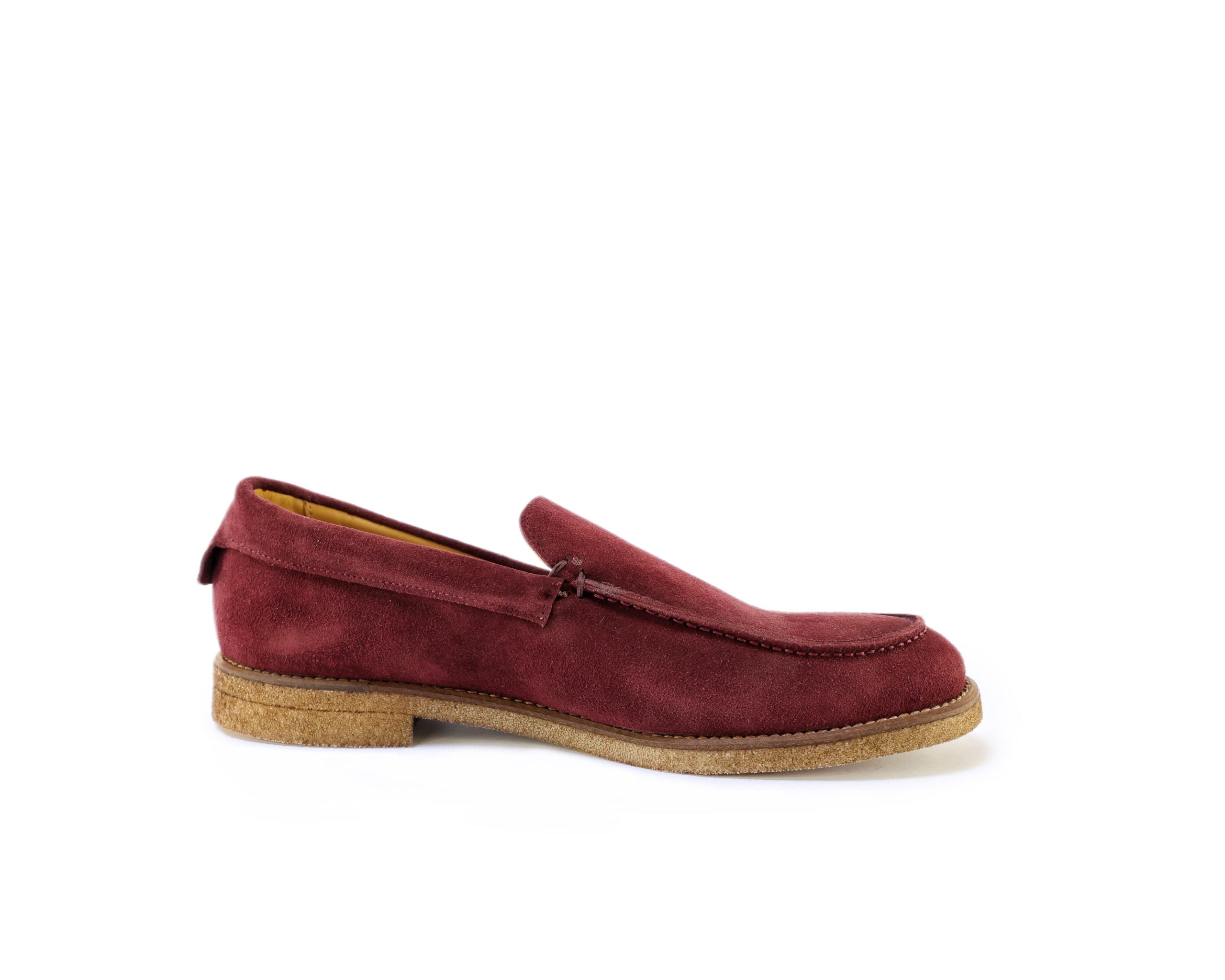 Ton Goût College mocassini uomo camoscio edge leggeri