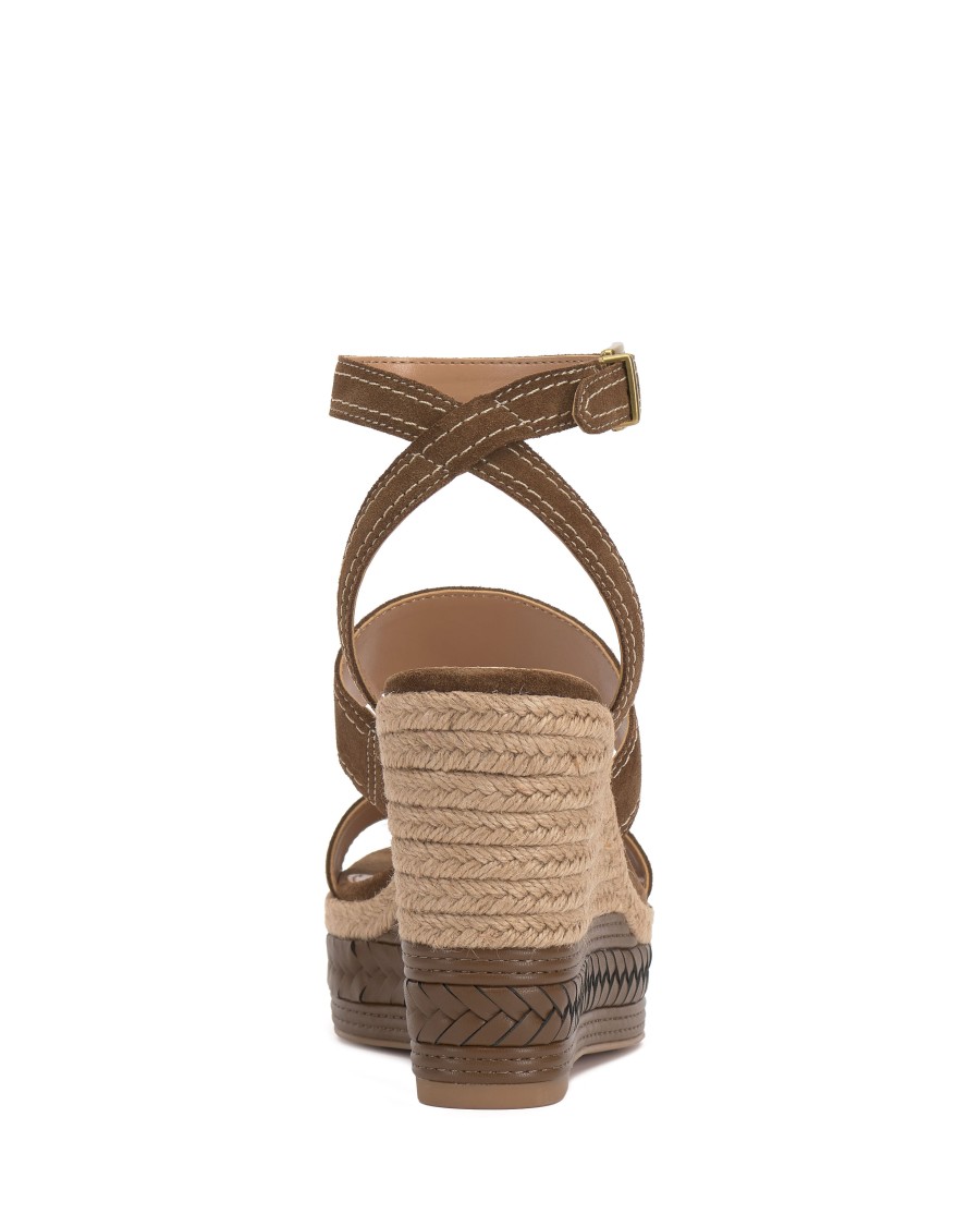 Vince Camuto Esmia Sandalo con Zeppa Espadrillas Estivo