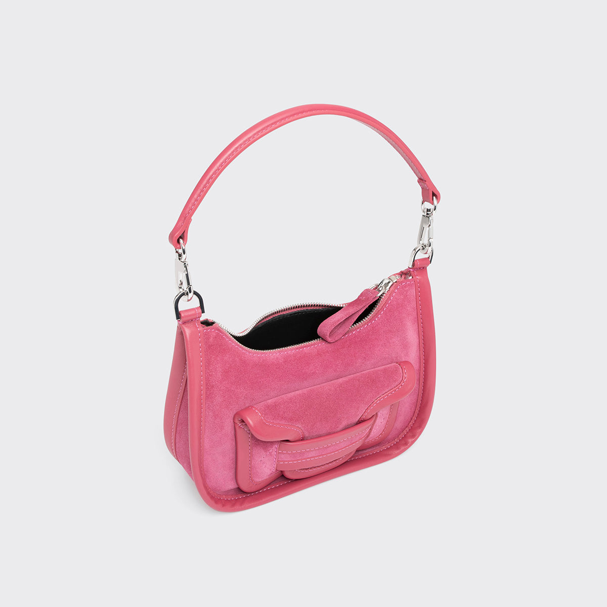 Pierre Hardy Alpha Day Mini borsa a tracolla rosa pelle