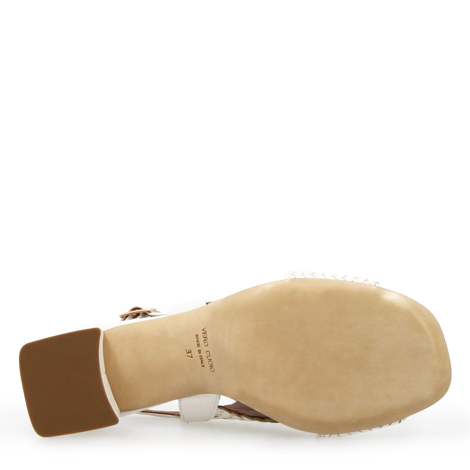 Leonardo Shoes Sandali Donna Demetra pelle bianca tacco 5 cm