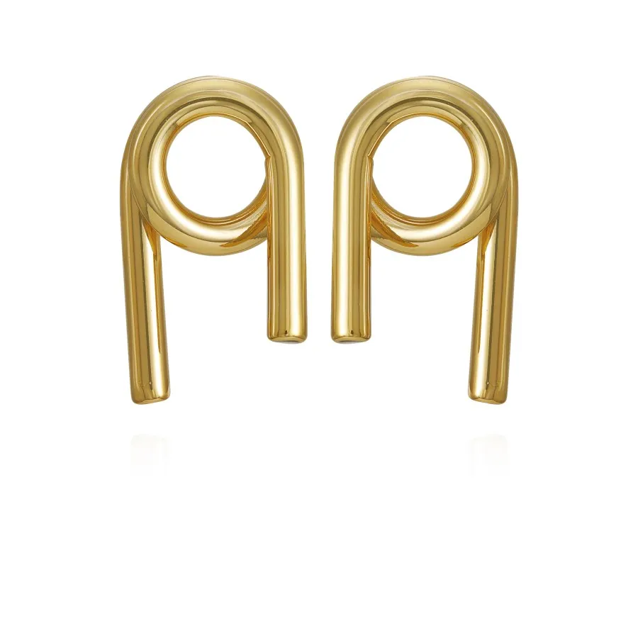Vince Camuto Earrings Orecchini Intrecciati Oro Corti