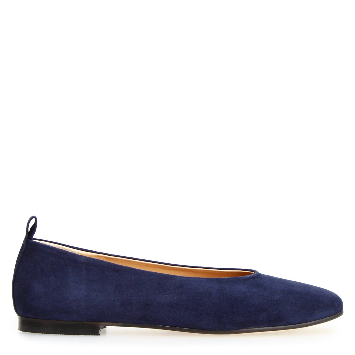 Leonardo Shoes Venere Cam Blu ballerine camoscio blu