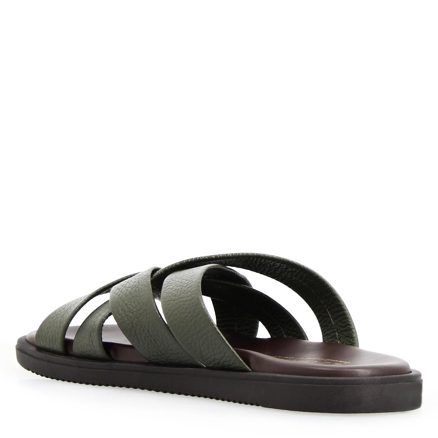 Leonardo Shoes Perseo sandali uomo pelle verde