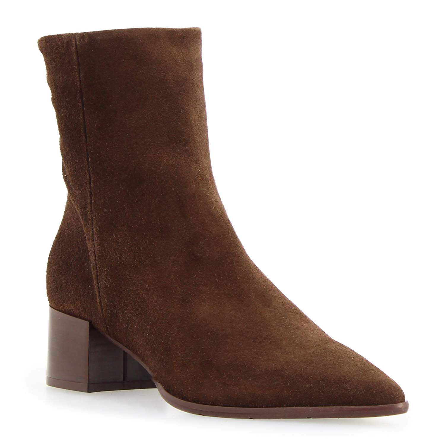 Leonardo Shoes Sibilla stivali donna marrone camoscio