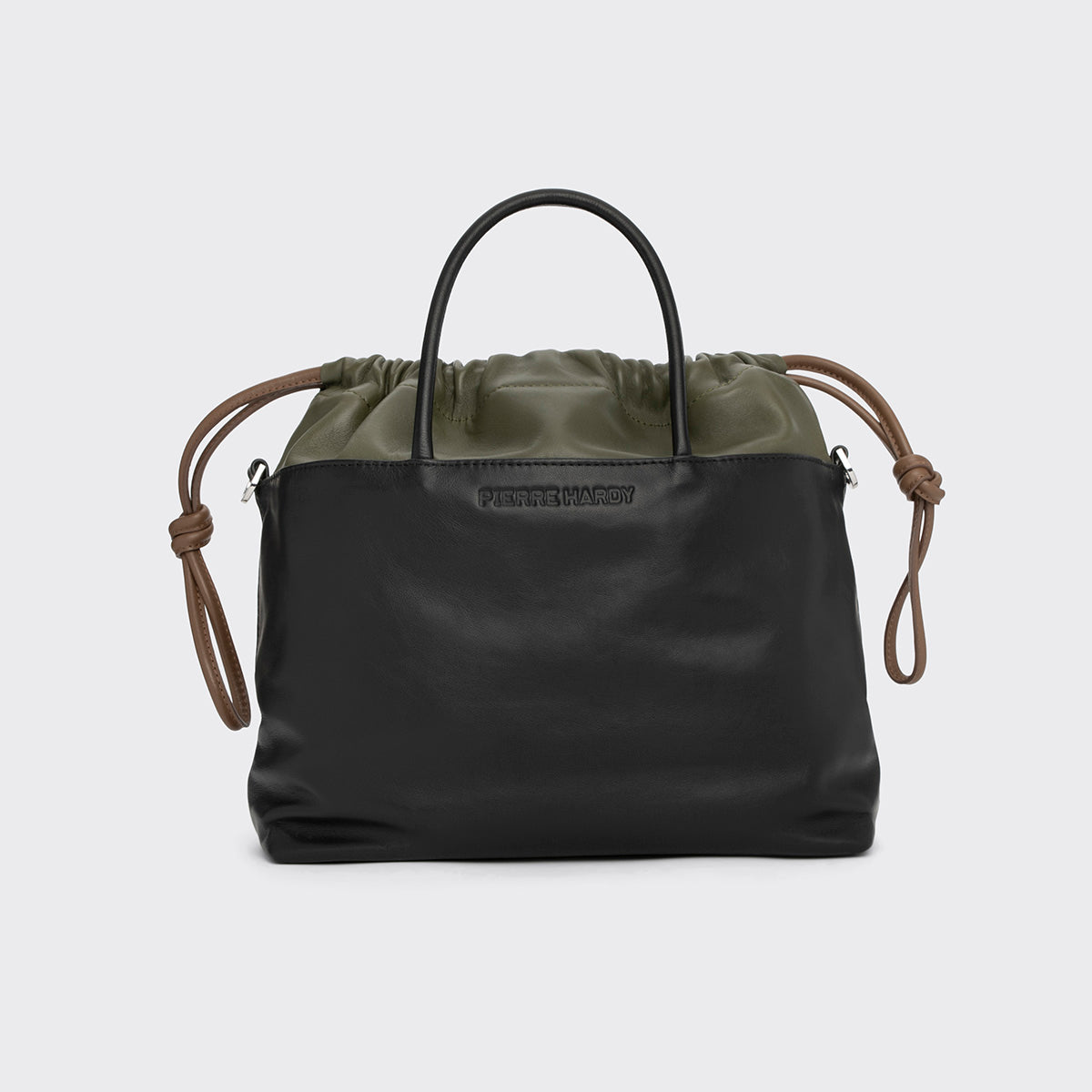 Pierre Hardy Twin AHV4 borsa maxi nera pelle tracolla