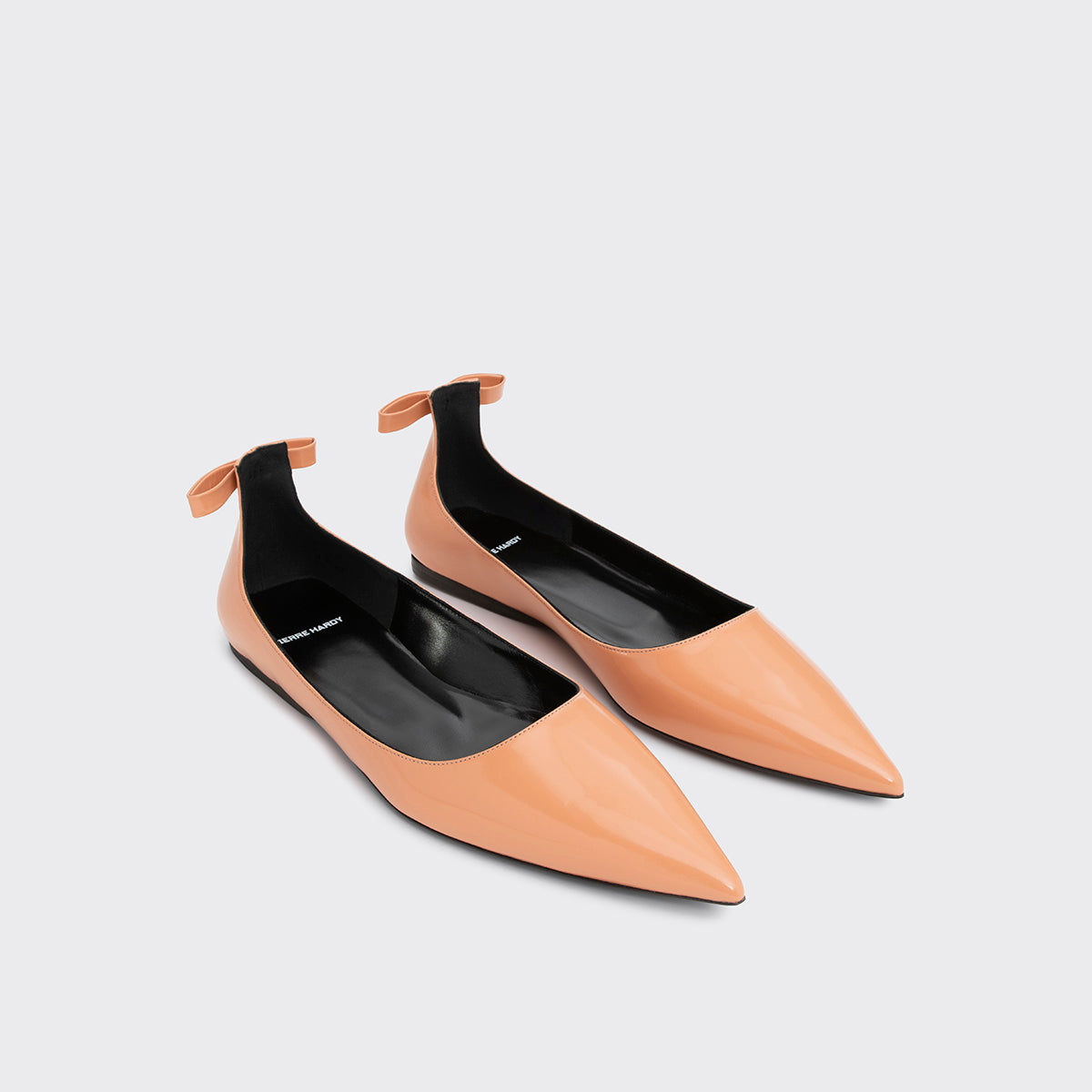 Pierre Hardy Cléo ballerine donna arancione punta affilata