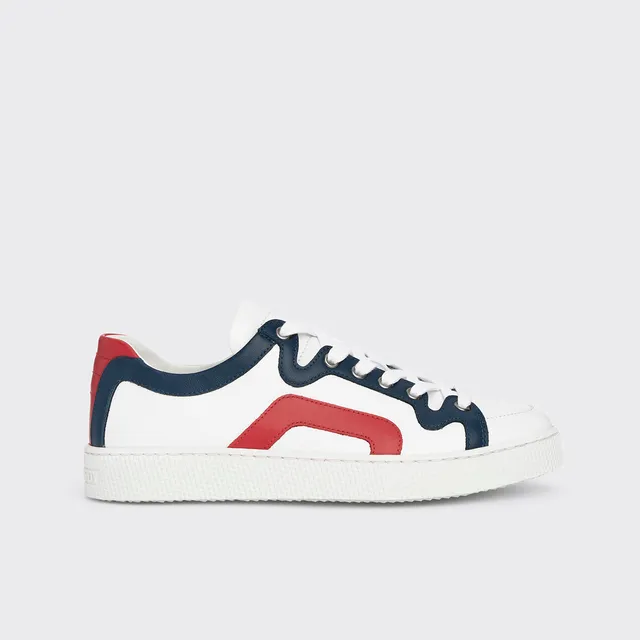 Pierre Hardy Alpha Sneakers Donna Bianche Pelle