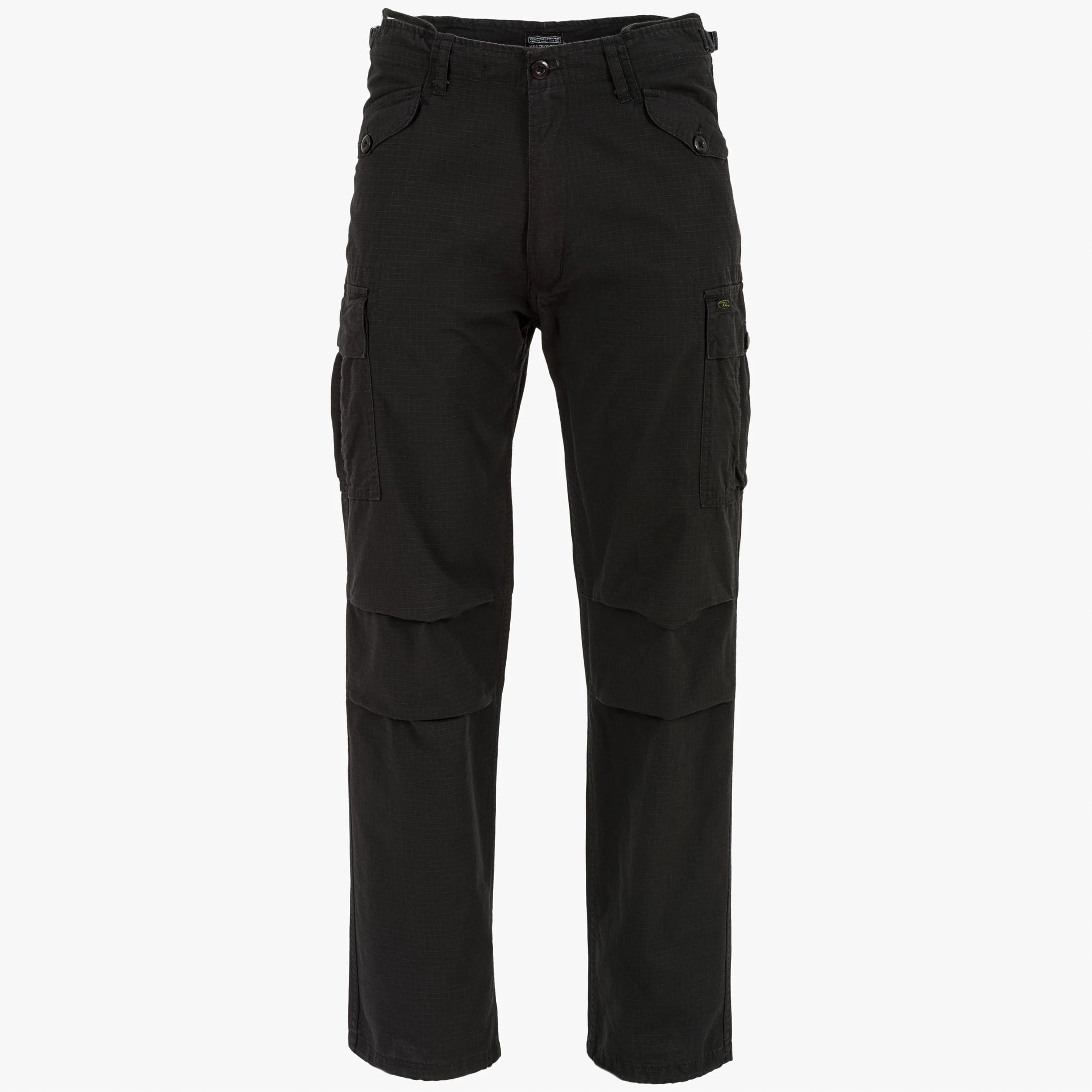 MAK M65 Combat pantaloni tattici uomo nero cotone ripstop