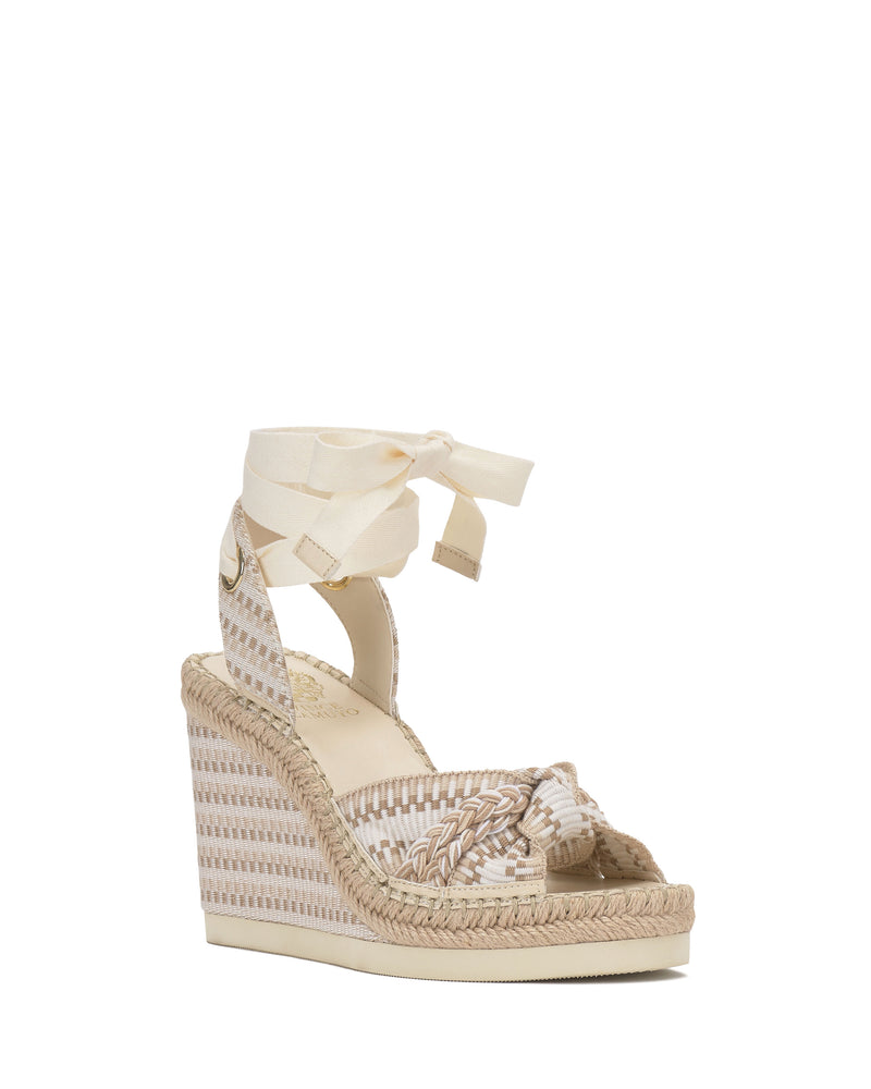 Vince Camuto Bealie Sandalo zeppa espadrillas intrecciato