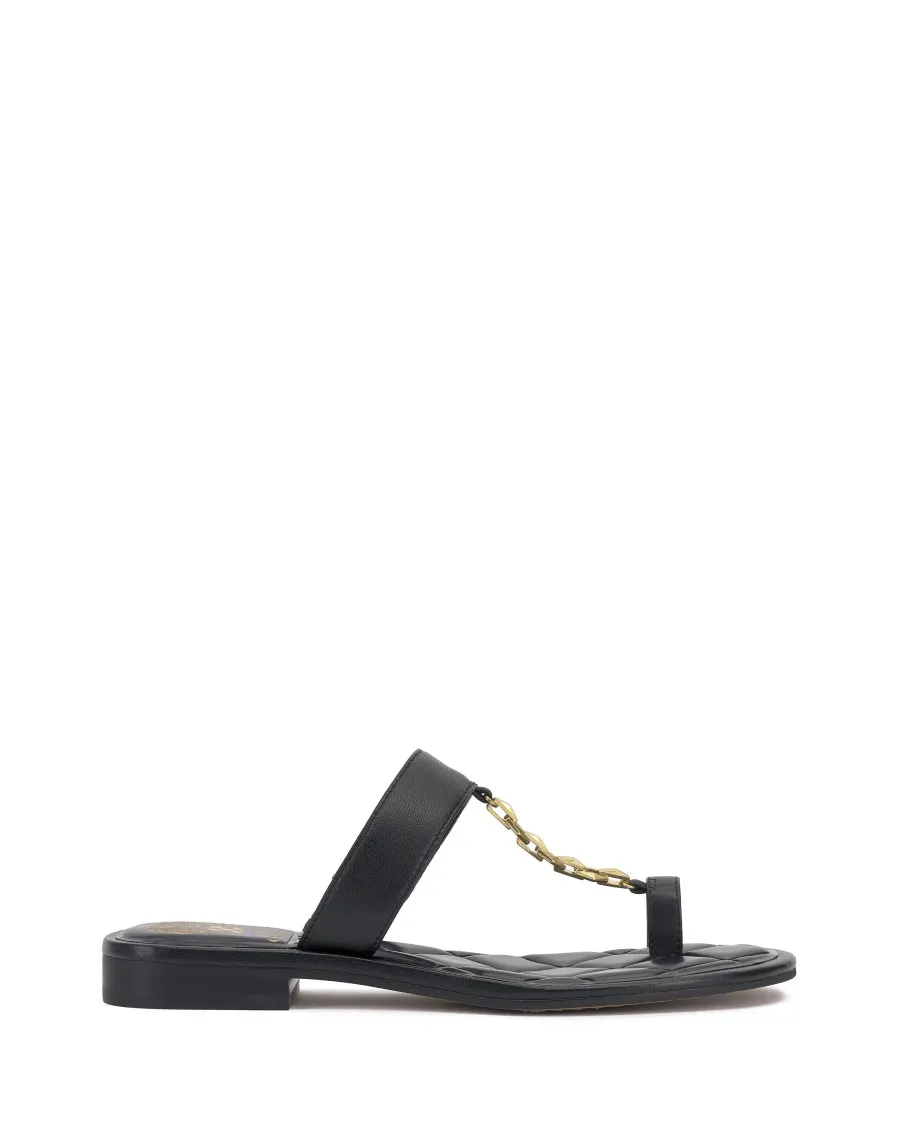Vince Camuto Sandalo Lexie Tacco Catena Oro
