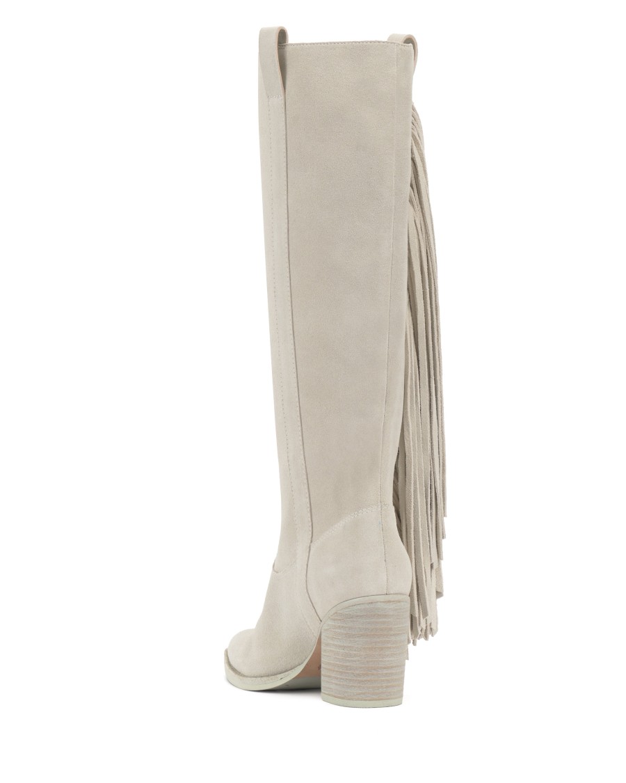 Vince Camuto Pelia Stivale ginocchio frange camoscio Extra Wide