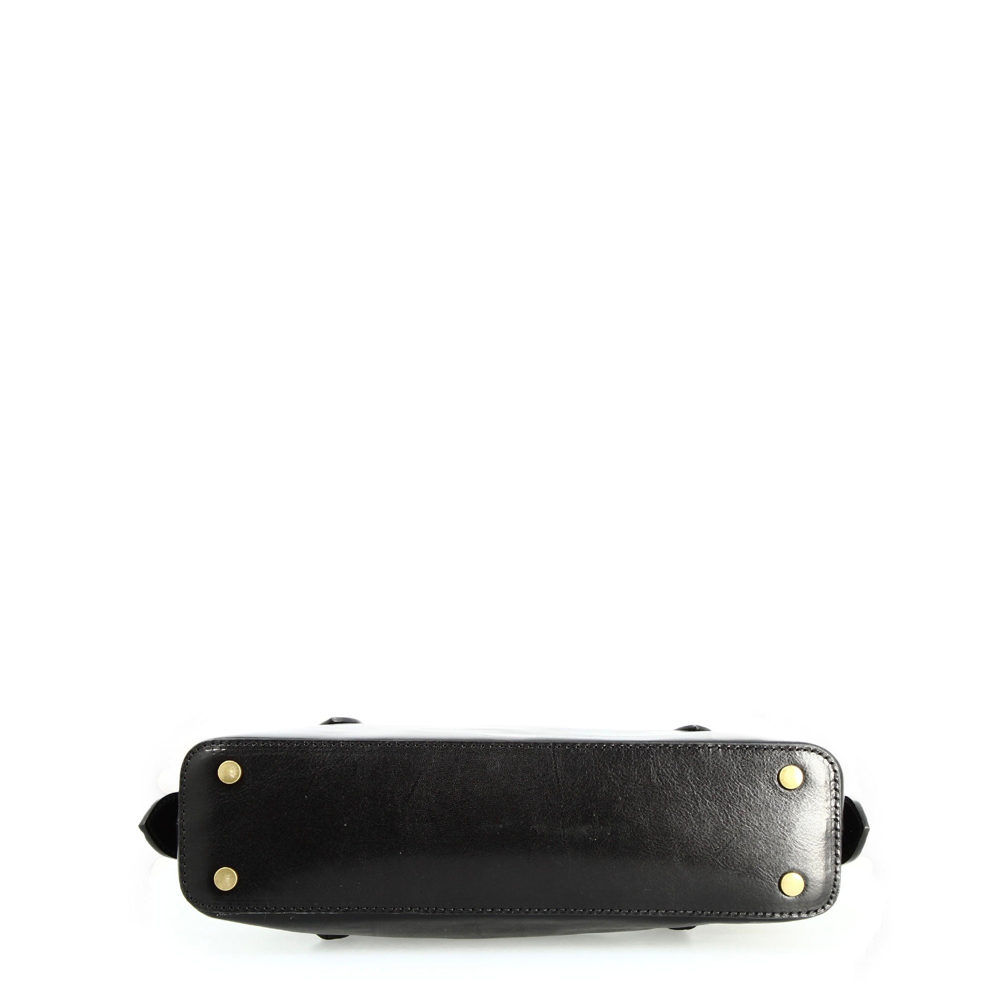Leonardo Shoes Diana borsa spalla donna pelle nera