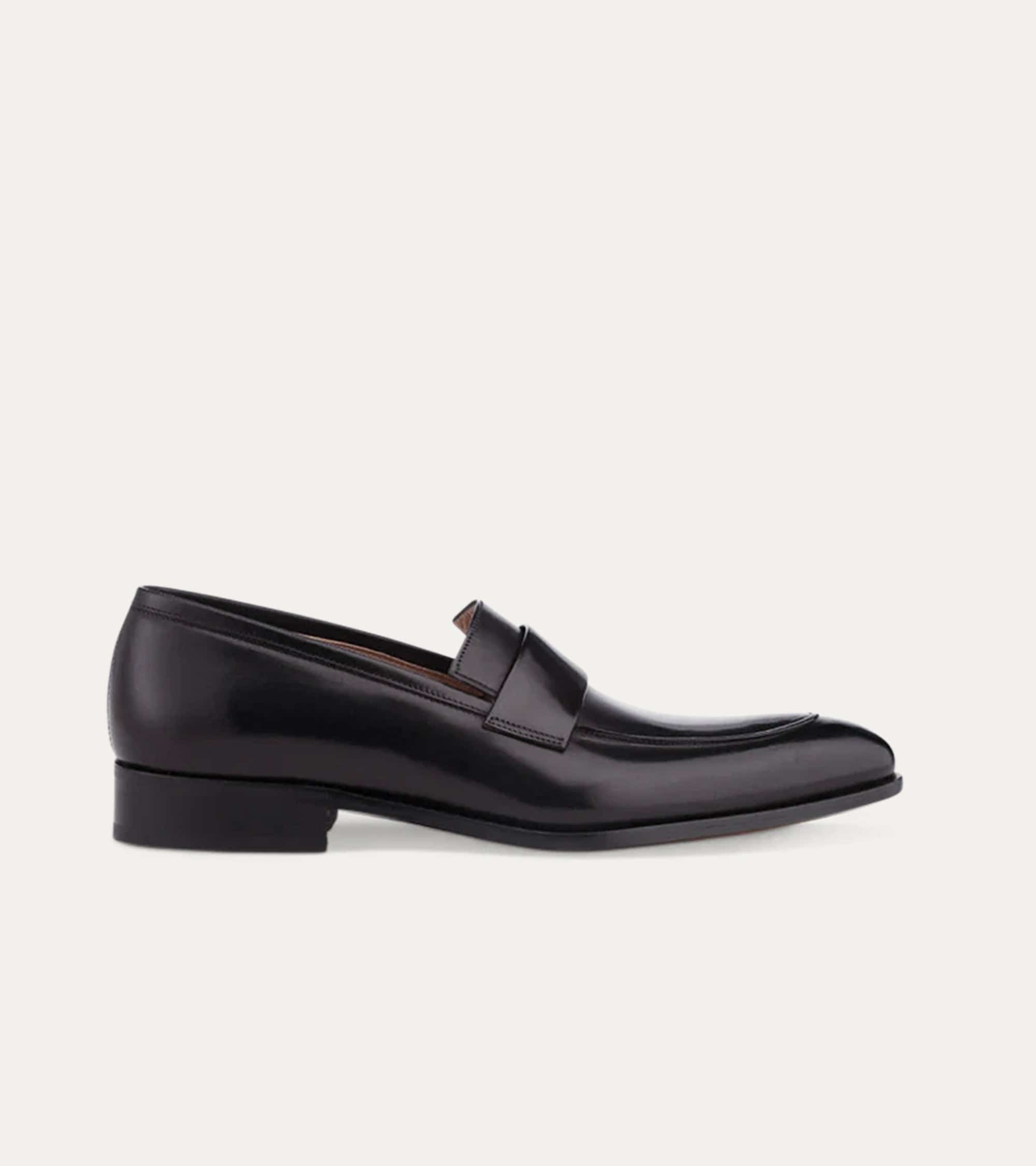 Ace Marks Jack mocassini loafer uomo pelle nero