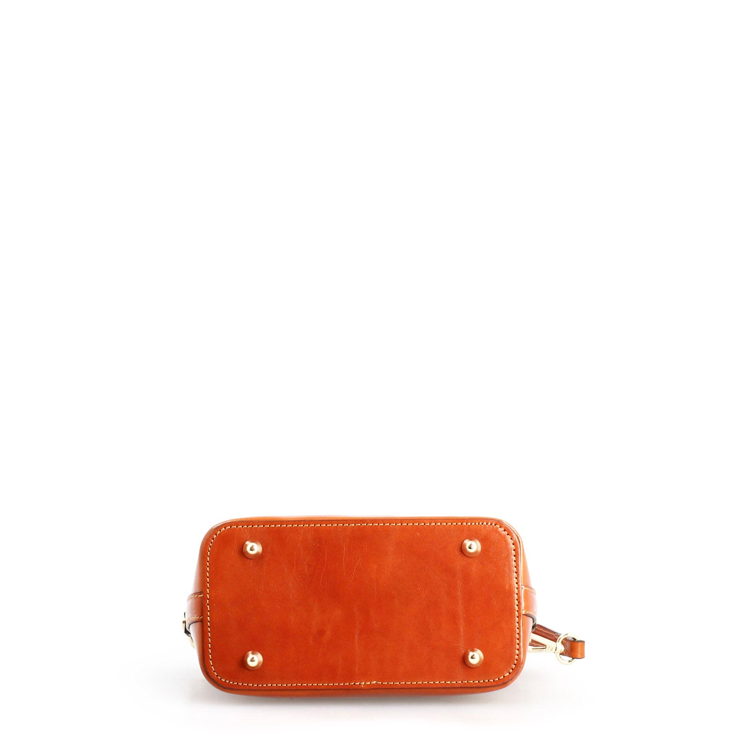Leonardo Shoes Atena borsa spalla arancione secchiello