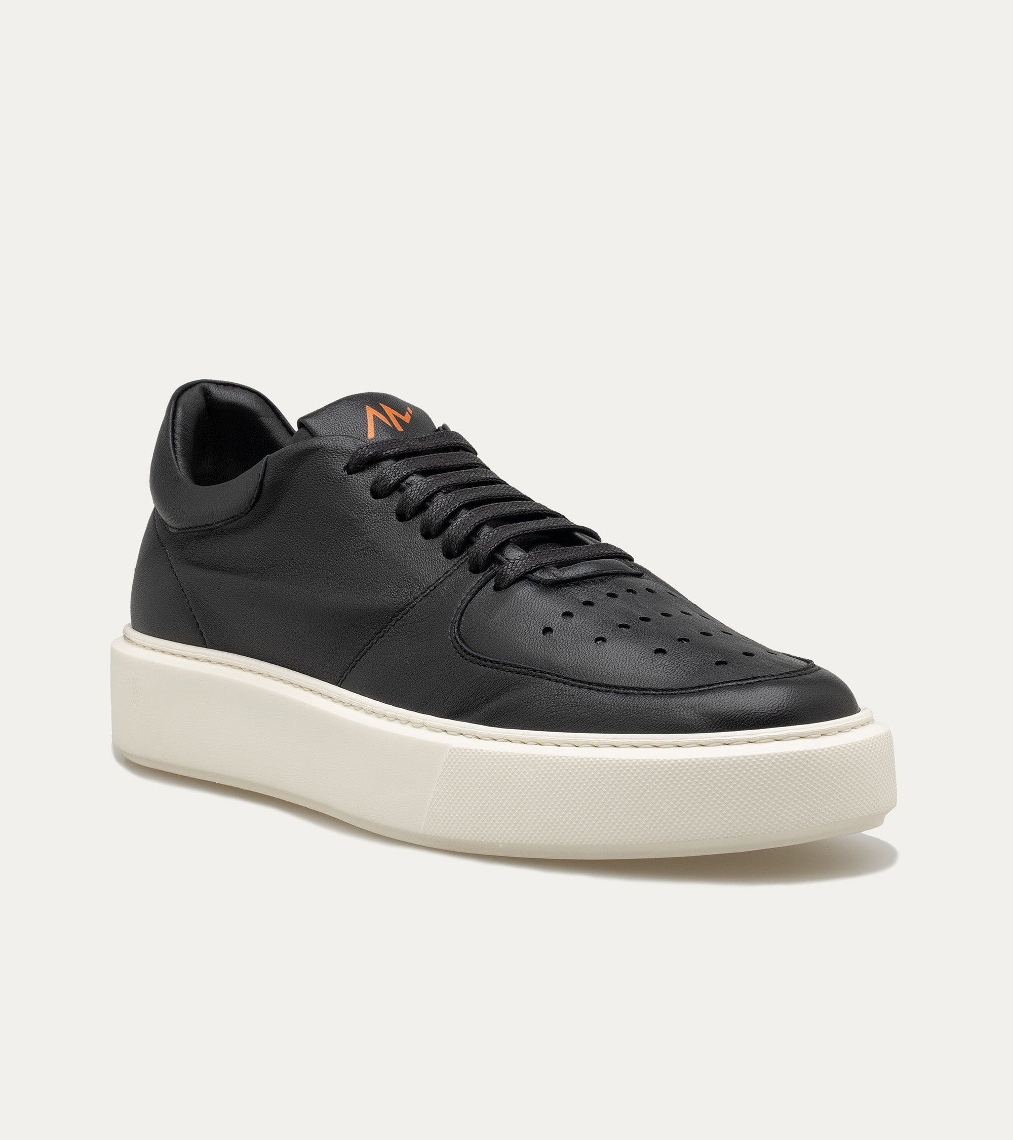 Ace Marks Kody sneakers viaggio uomo pelle nero