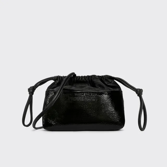 Pierre Hardy Twin AHV1 clutch mini nera pelle tracolla