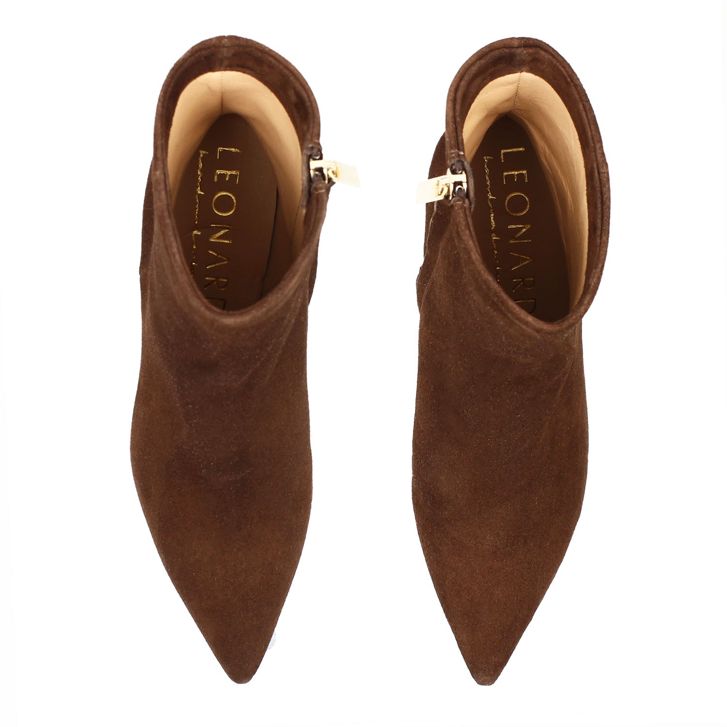 Leonardo Shoes Gioconda Stivaletti Donna marrone camoscio