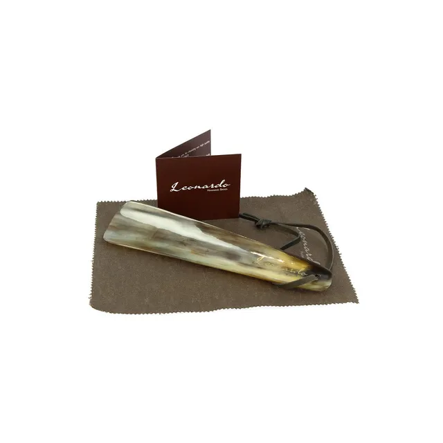 Leonardo Shoes Accessori Uomo Calzascarpe Corno 230 mm Cordino