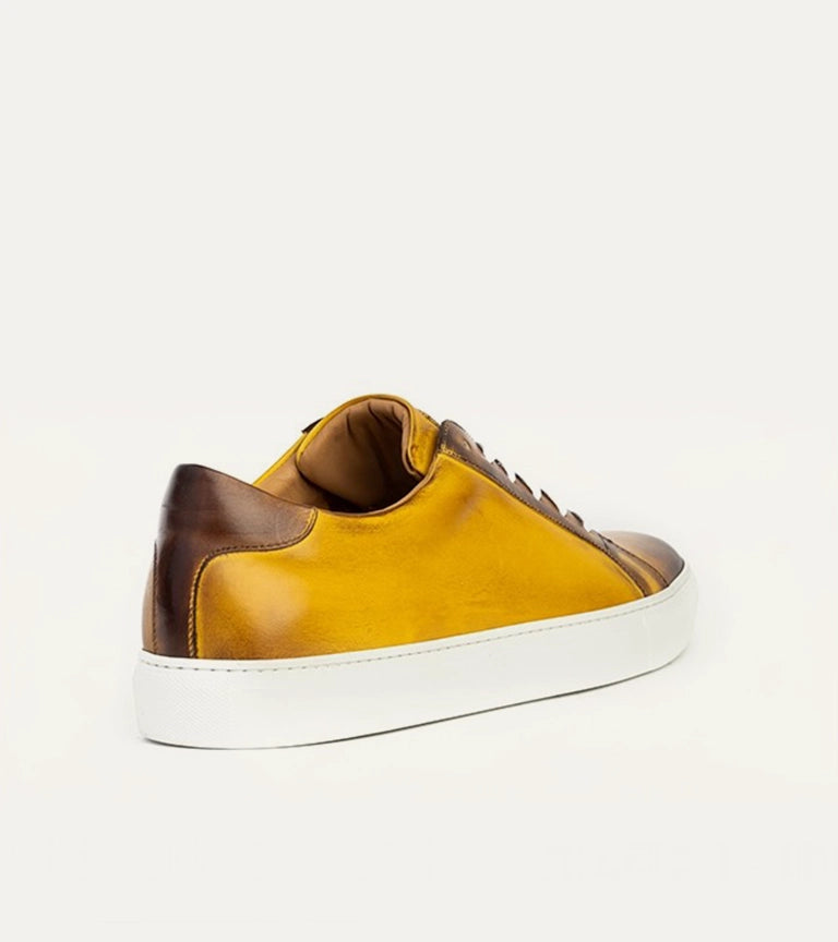 Ace Marks Duke sneakers uomo bourbon nicol pelle