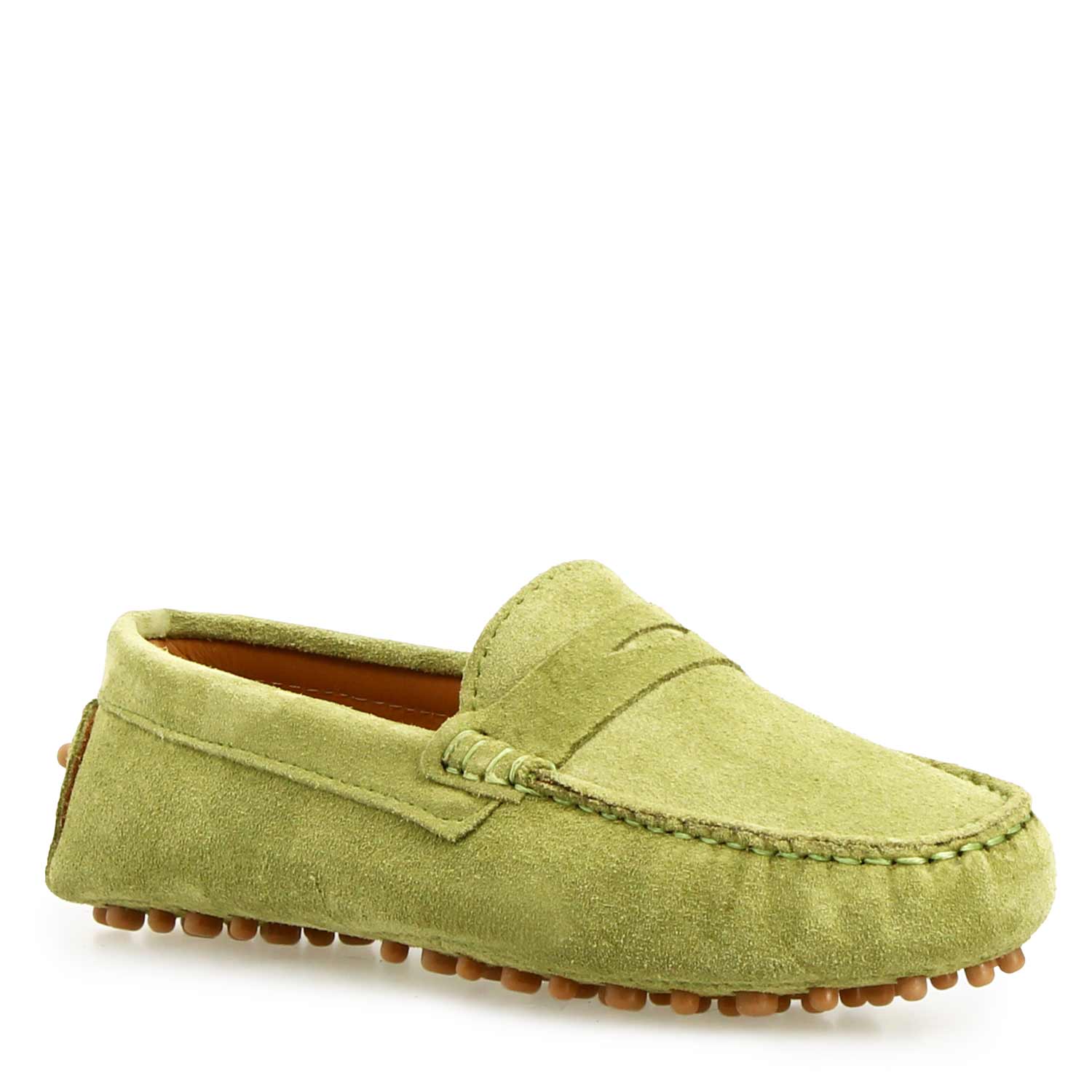 Leonardo Garda D. Verde Car Shoe Donna Camoscio Verde