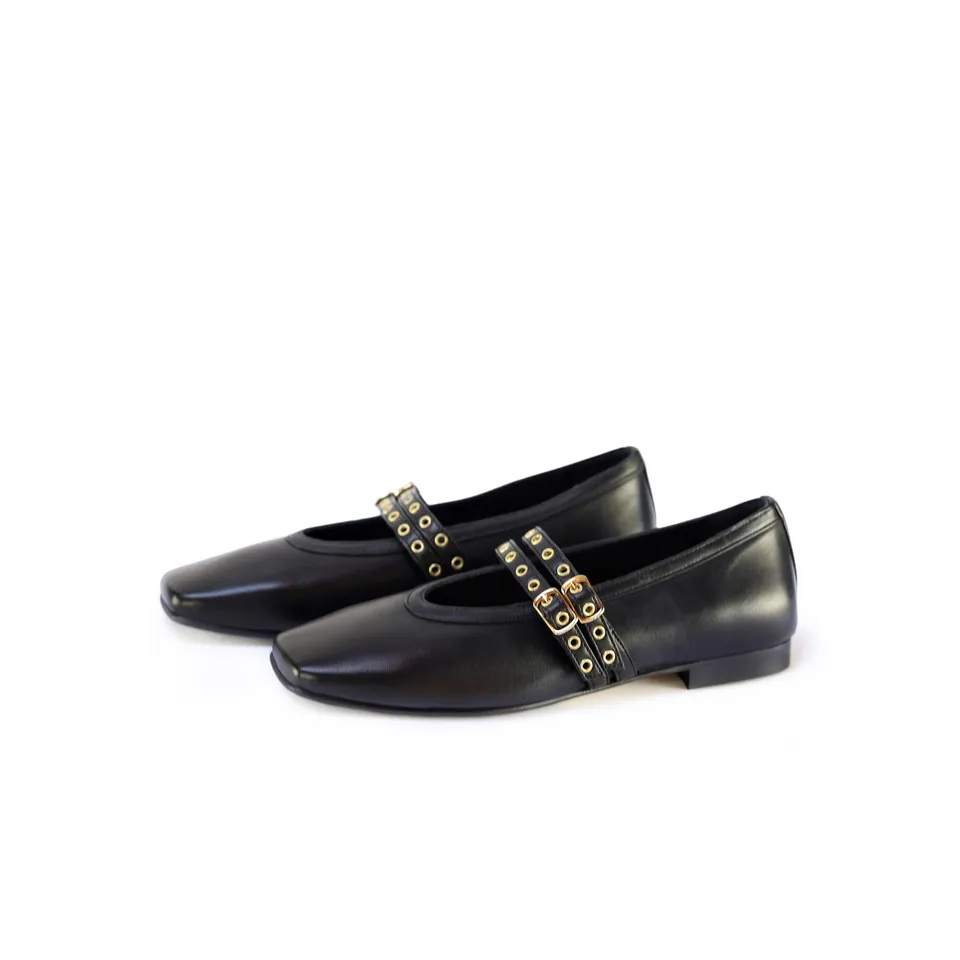 Ton Goût Celeste F/W 26 Ballerine Donna Nere Nappa