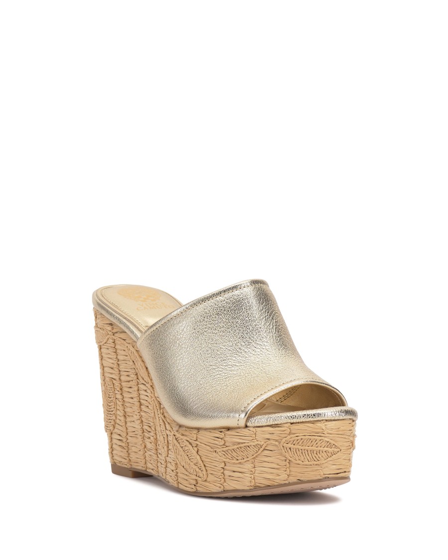 Vince Camuto Etta Sandalo con zeppa donna