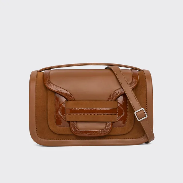 Pierre Hardy Alpha Maxi Handbag borsa donna marrone
