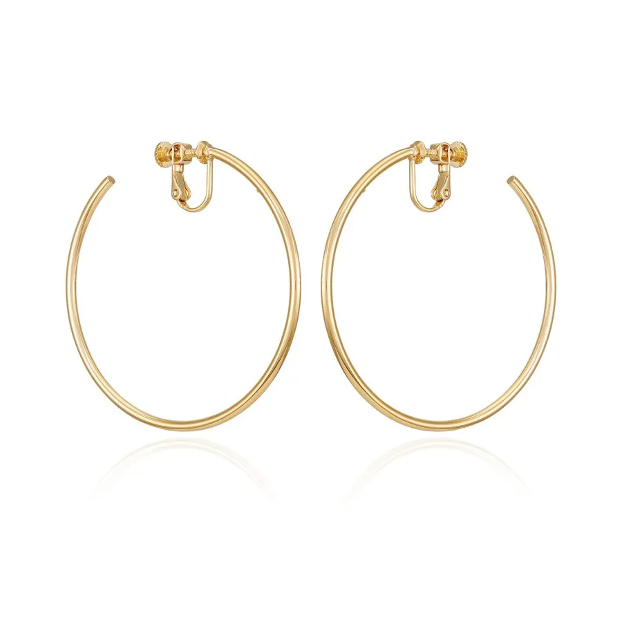 Vince Camuto Earrings Orecchini Cerchio Aperto Grandi Clip