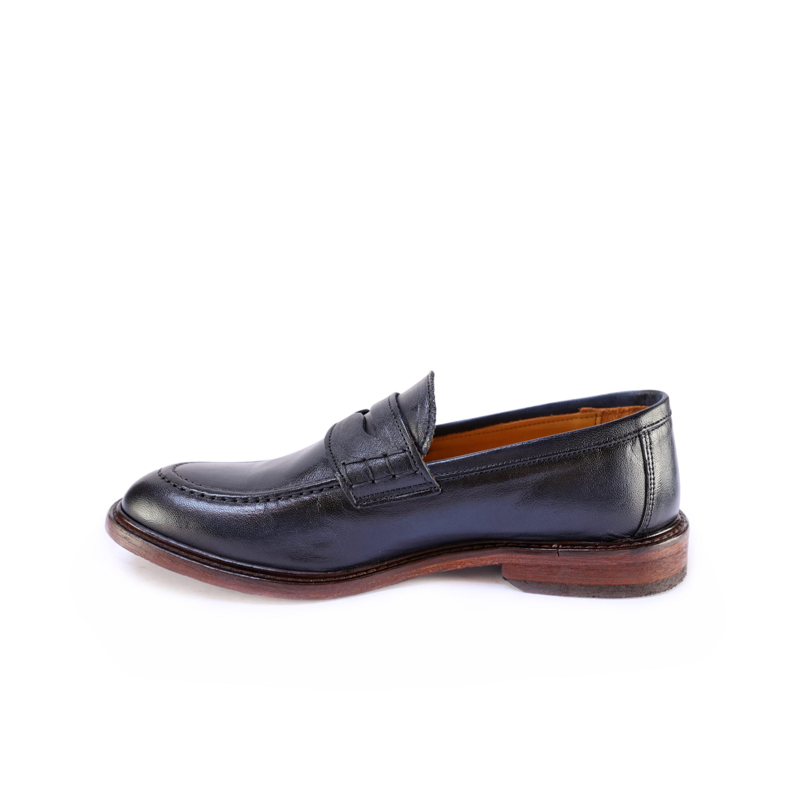 Ton Goût College Mocassino Uomo Blu 45 Montone
