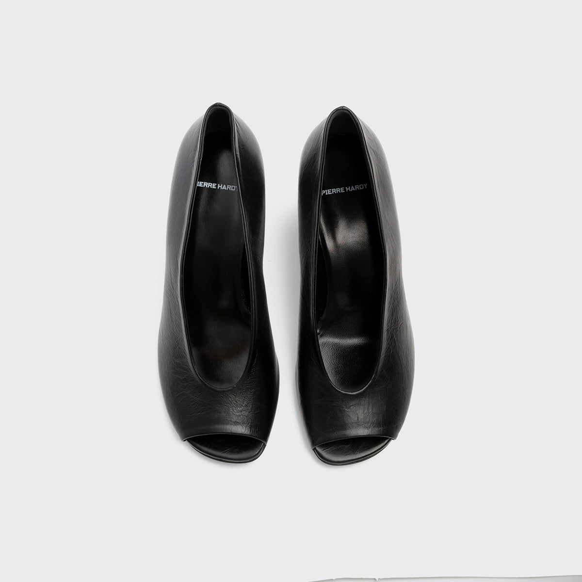 Pierre Hardy Karen Pump decollete peep toe nero 60 mm