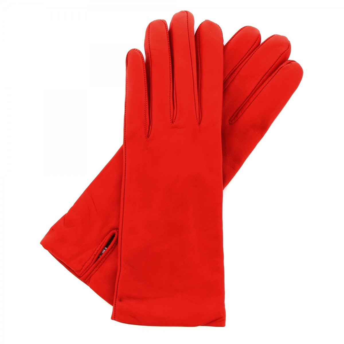 Leonardo Guanti Donna Nappa Rossa Cashmere Classici