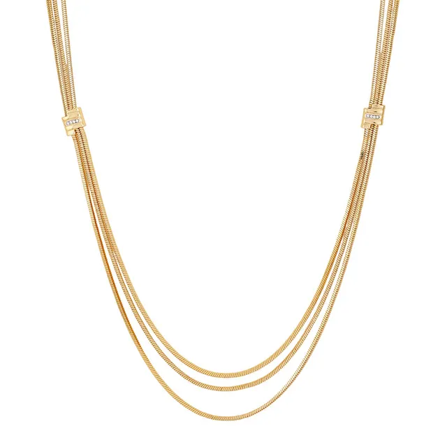 Vince Camuto Collana Donna Multistrato Oro Goldtone
