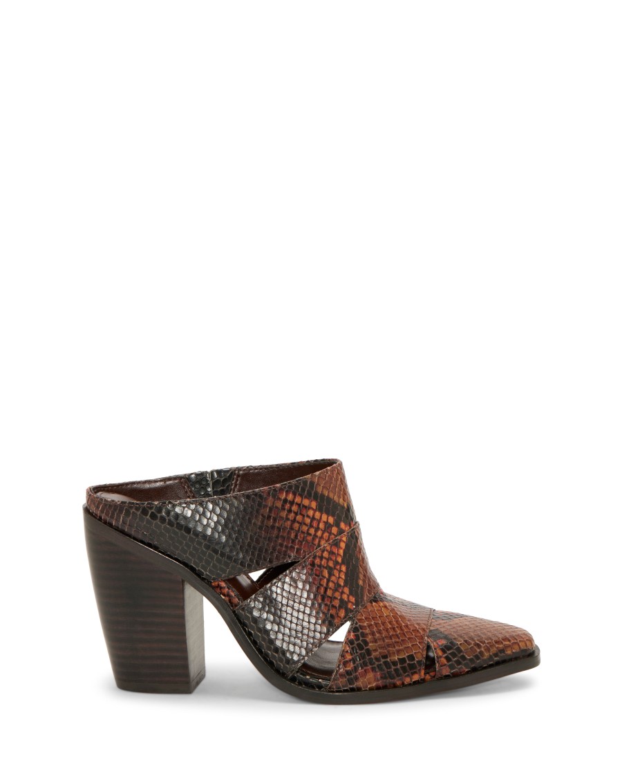 Vince Camuto Aimie Mule Pelle Punta Affusolata Tacco