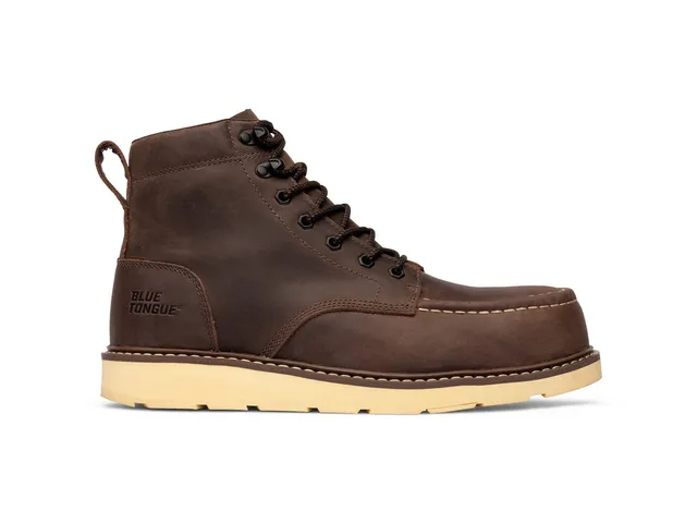 Redback Toro scarponi lavoro pelle marrone moc toe