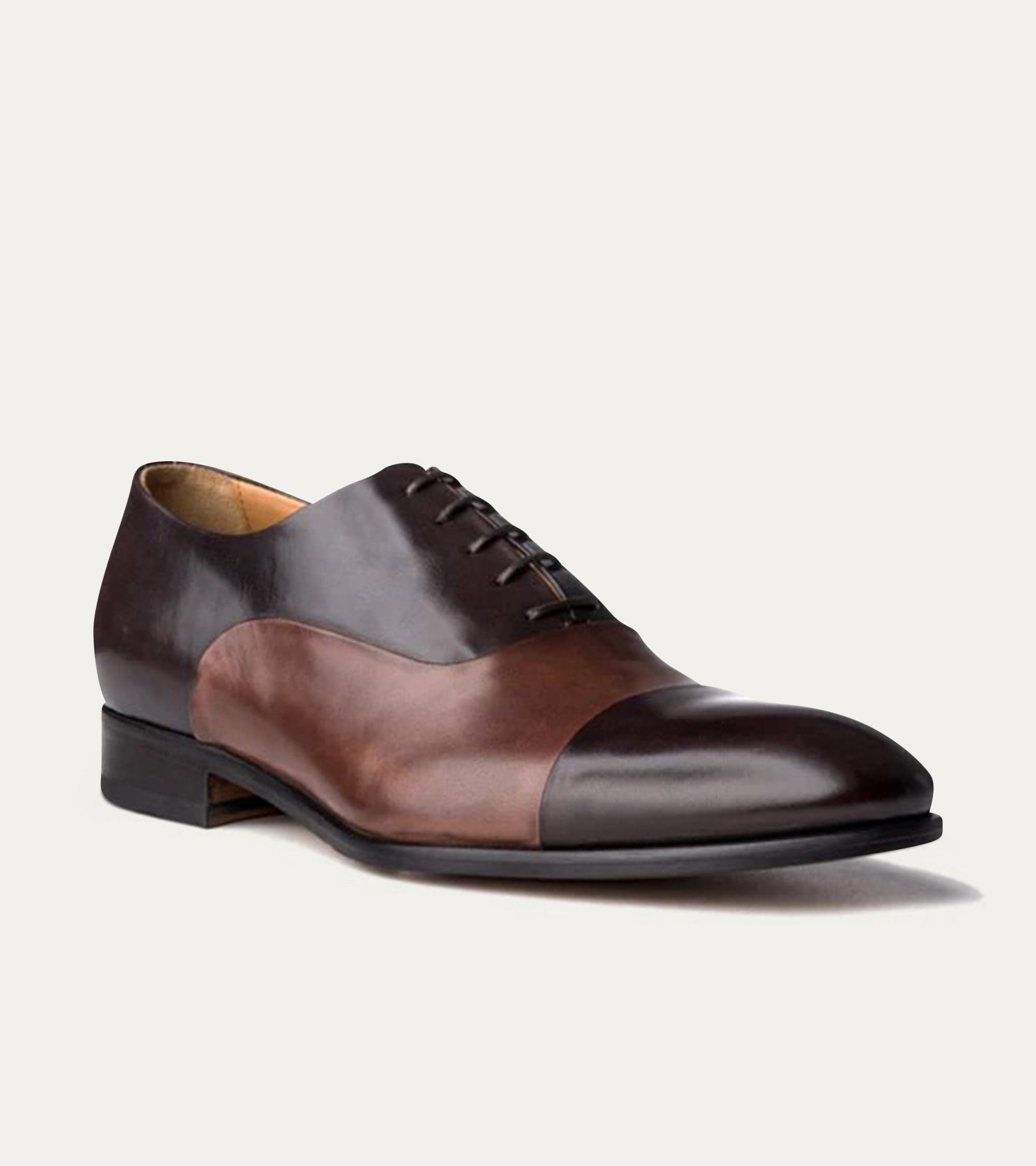 Ace Marks Griffin Brown Antique Scarpe Oxford Marroni Pelle