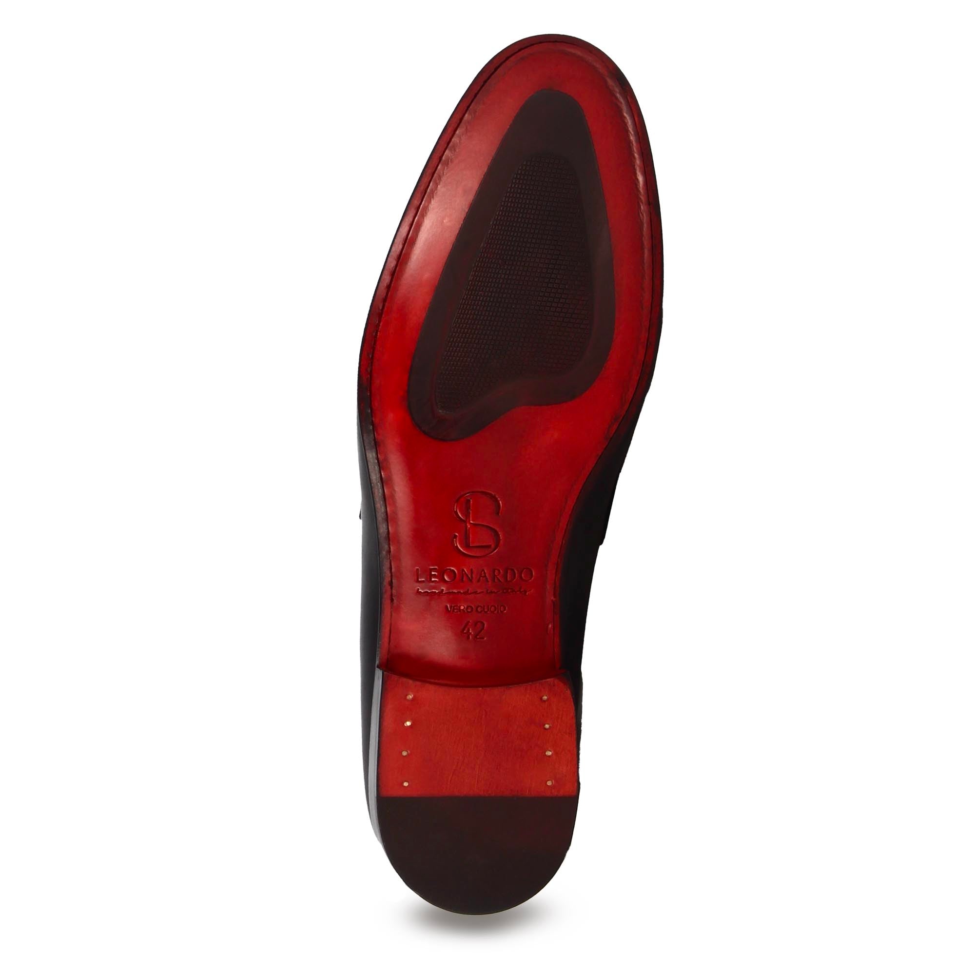 Leonardo Shoes Mocassini Uomo pelle nero morsetto
