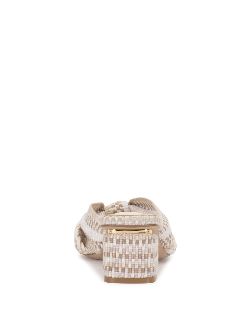 Vince Camuto Atemly Sandalo Annodato Tacco a Blocco Tessuto