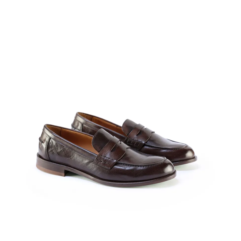 Ton Goût Karma D-4 mocassino uomo bufalo fondente 40