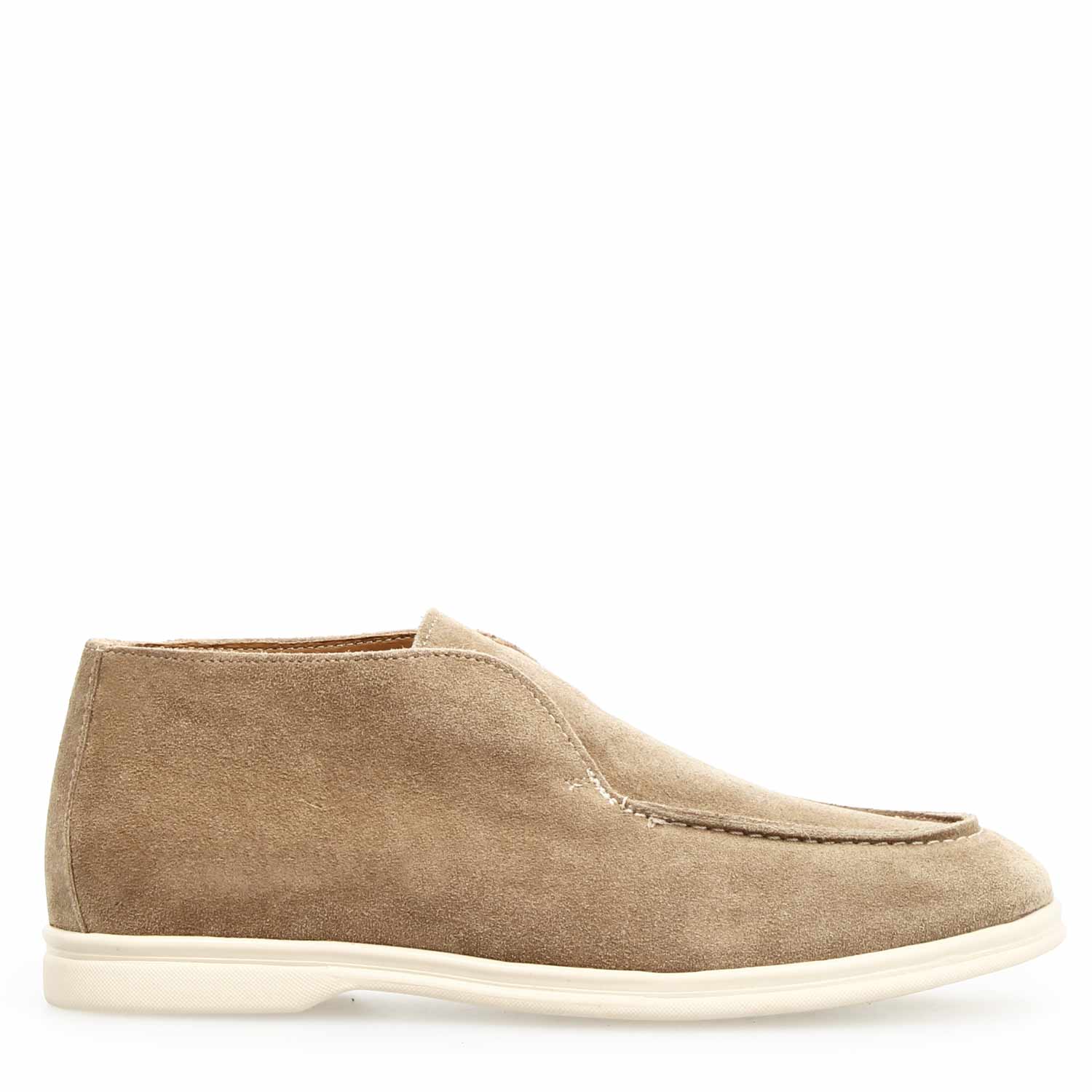 Leonardo Shoes Mocassini Uomo Elite20 mocassino camoscio beige