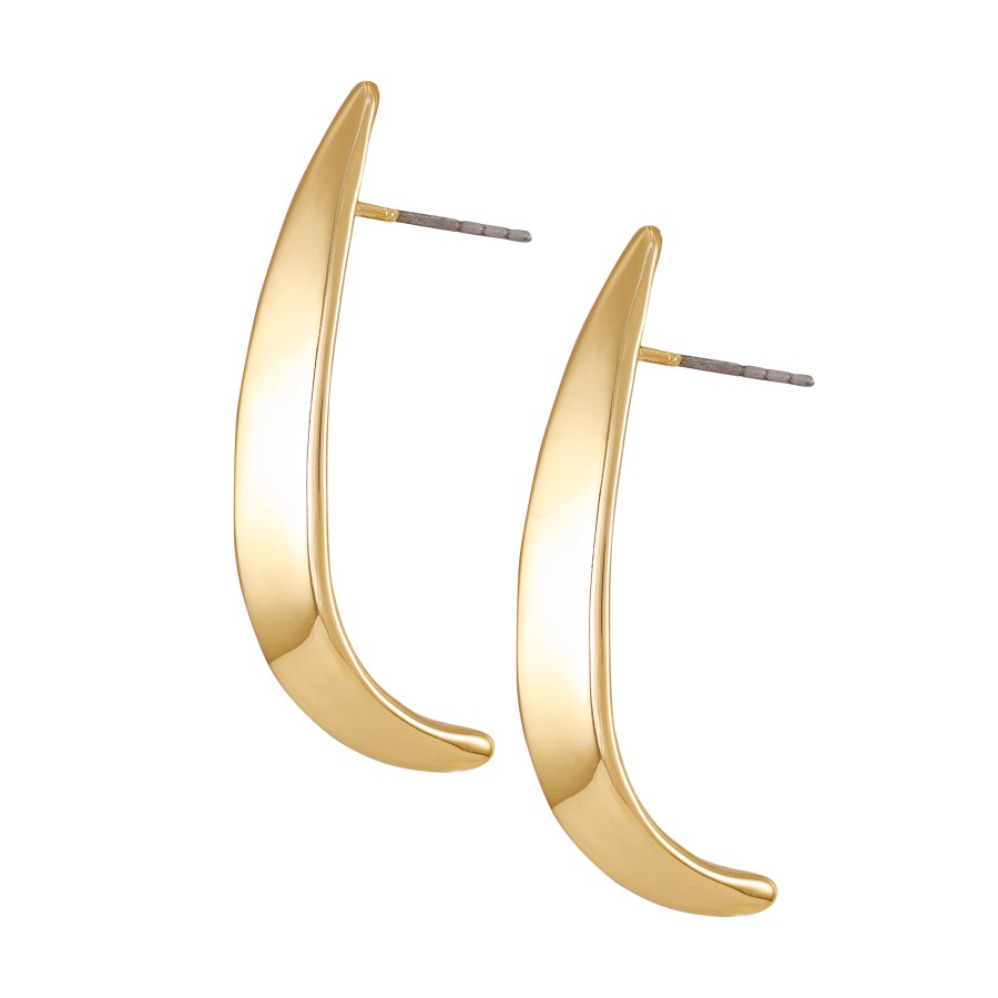 Vince Camuto Earrings orecchini foglia oro dorato