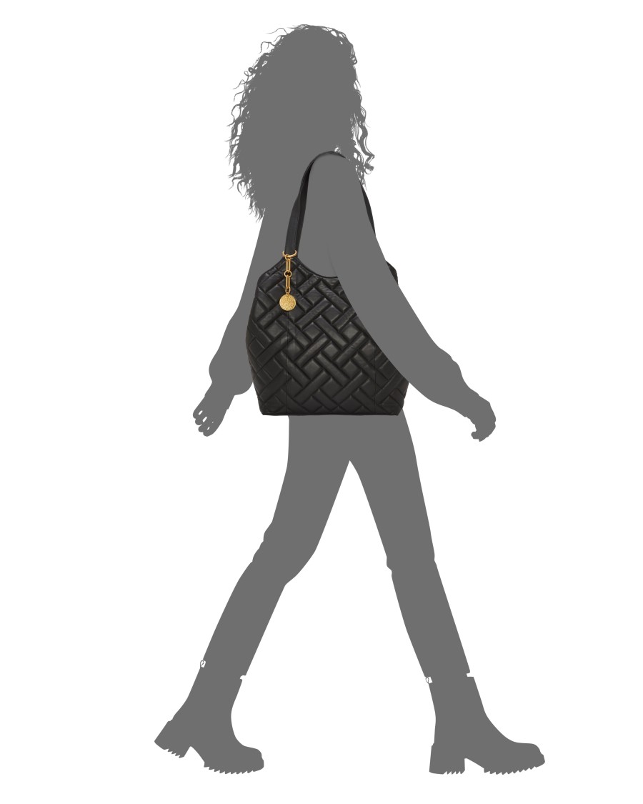 Vince Camuto Kisho tote bag trapuntata catena oro