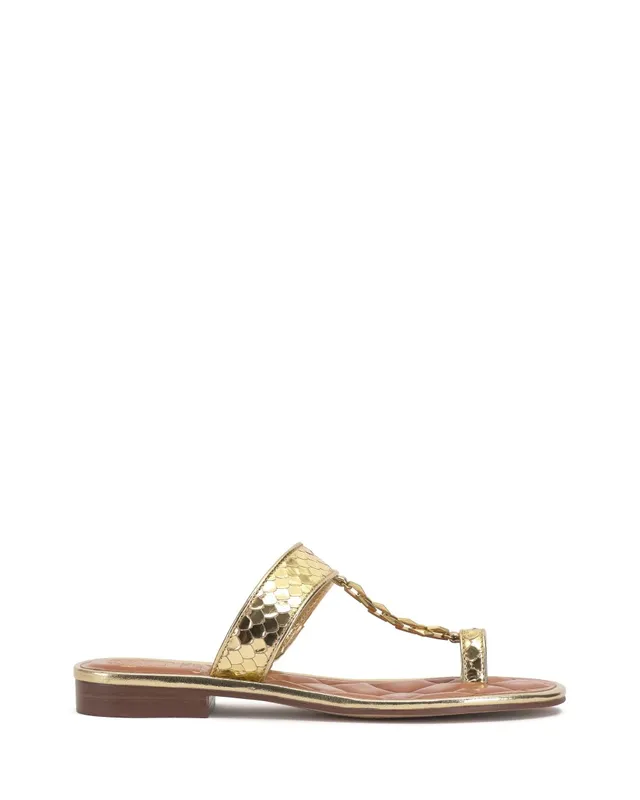 Vince Camuto Lexiea sandalo catena dorata tacco a blocco