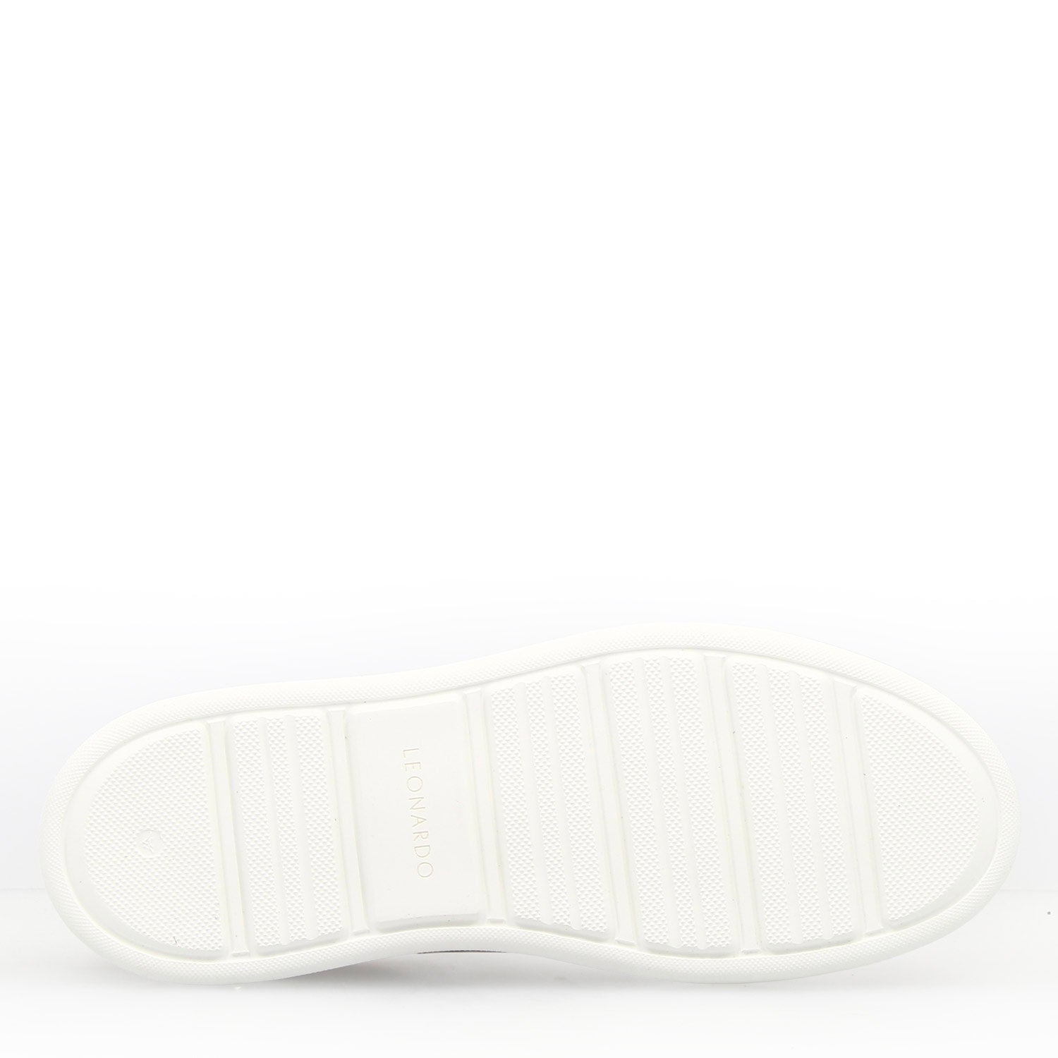 Leonardo Florentino Sneaker uomo pelle marrone suola 4cm