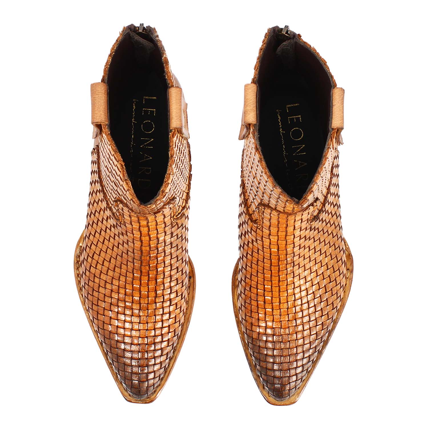 Leonardo Shoes Velvet Int Stivaletto Texano Marrone