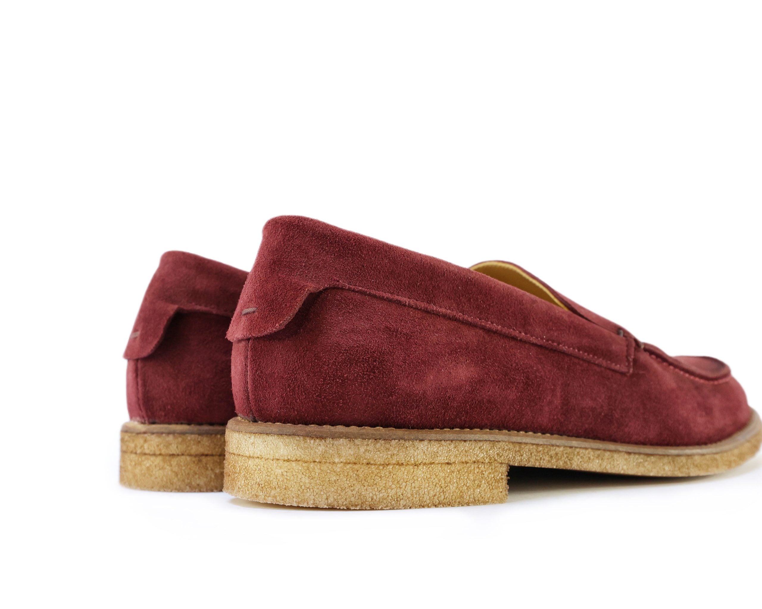 Ton Goût College mocassini uomo camoscio edge leggeri