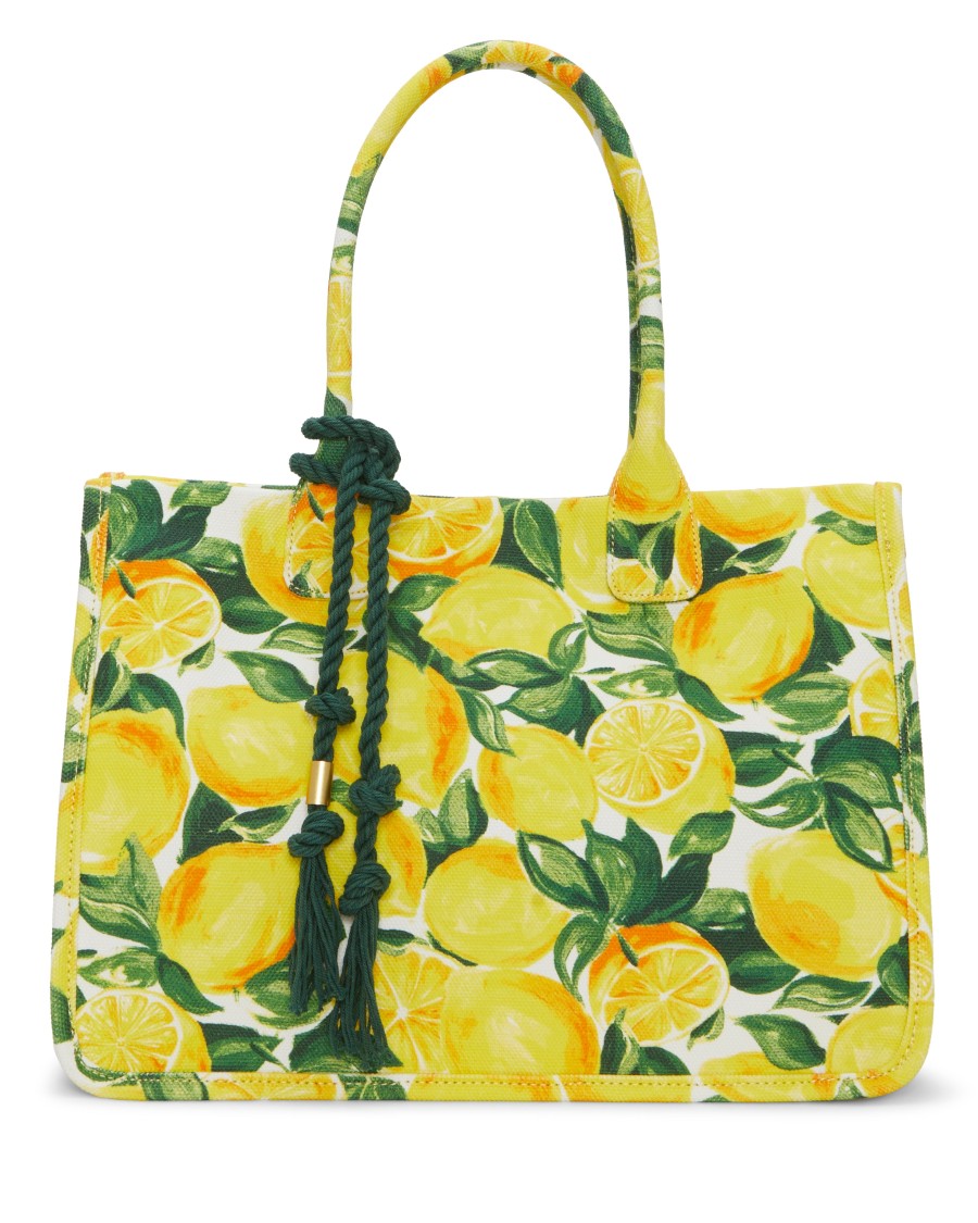 Vince Camuto Orla borsa tote tela oversize manici arrotolati