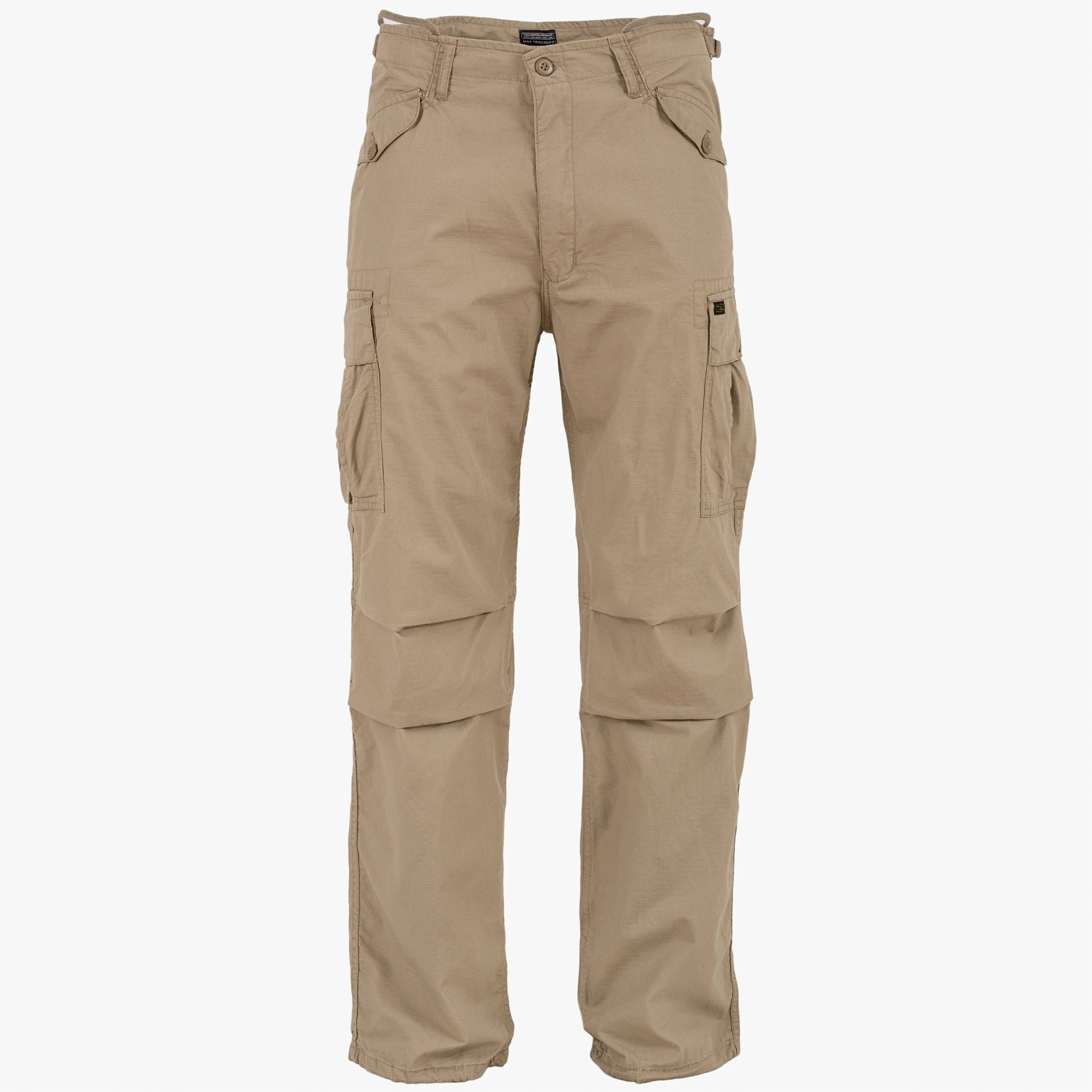 MAK M65 Combat pantaloni tattici uomo nero cotone ripstop