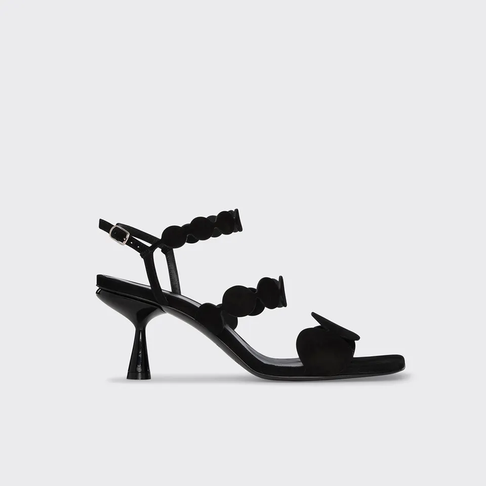 Pierre Hardy Bulle Lava sandalo nero tacco 60 mm