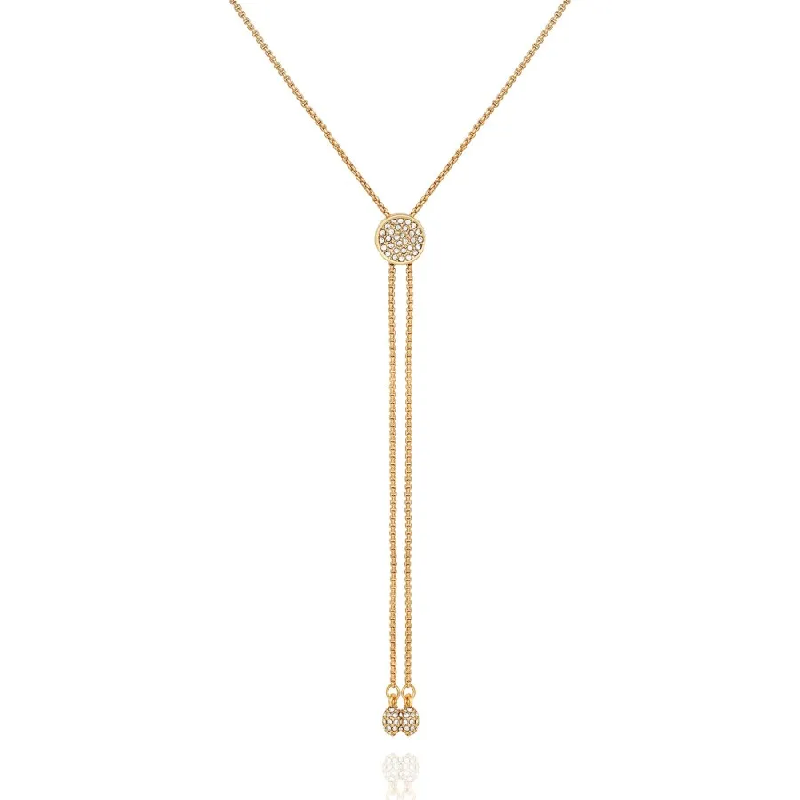Vince Camuto Collana Bolo cursore pavé oro donna